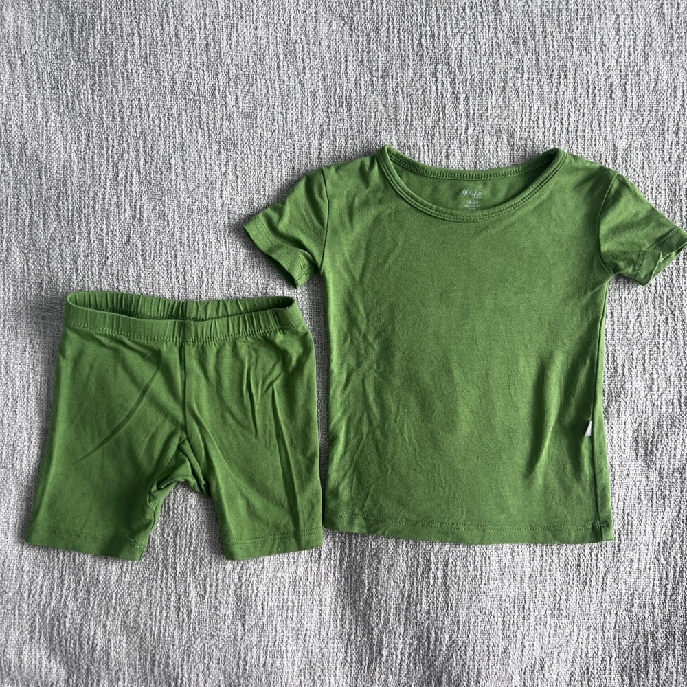 Kyte Baby toddler bamboo pjs, short sleeve